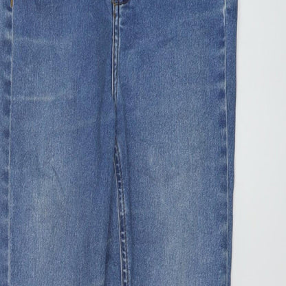New Look Girls Blue Cotton Jegging Jeans Size 13 Years Regular Button