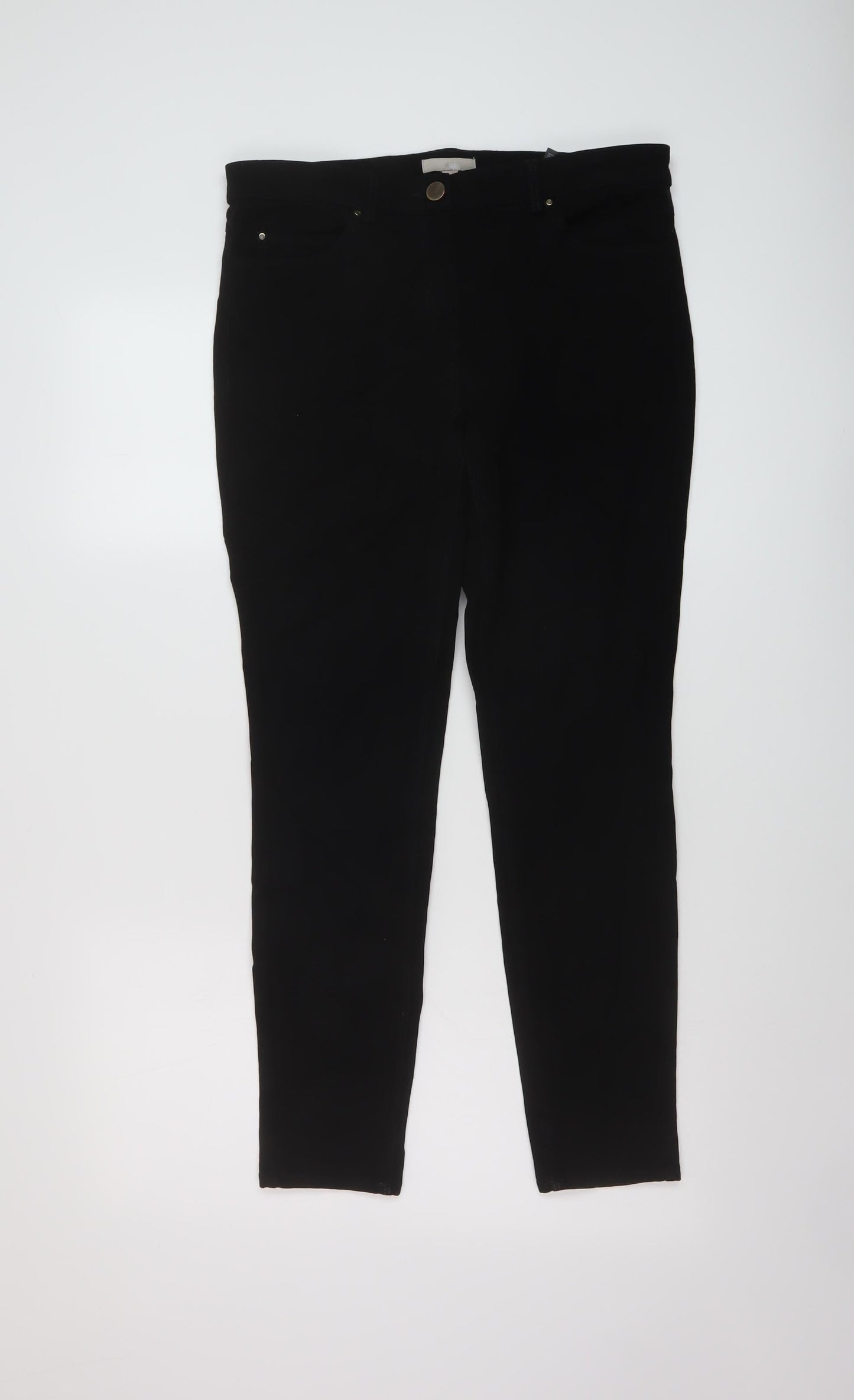 Womens UK Size 12 H&M Regular Fit Skinny Black Jeans
