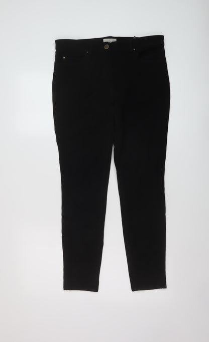 Womens UK Size 12 H&M Regular Fit Skinny Black Jeans