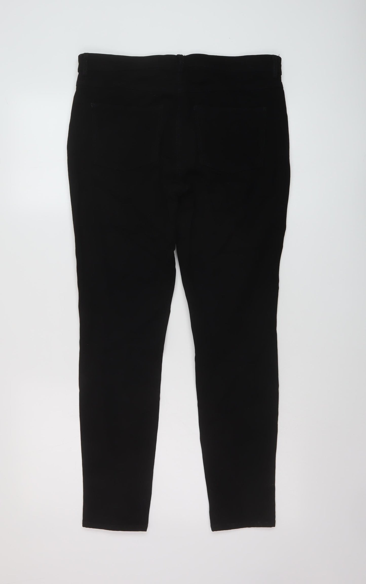 Womens UK Size 12 H&M Regular Fit Skinny Black Jeans