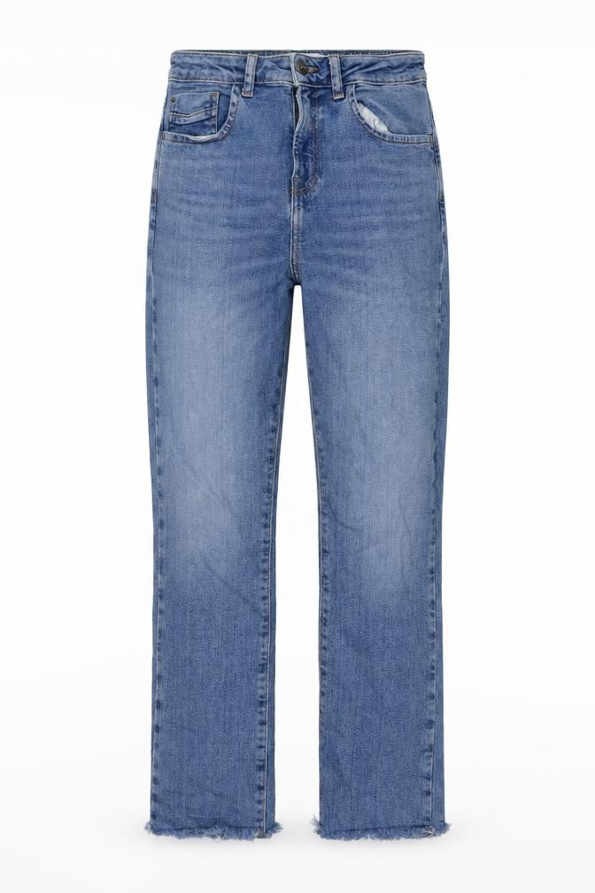 Womens UK Size 8 Zara Regular Fit Straight Blue Jeans