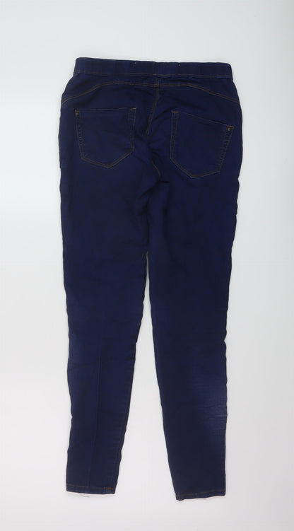 Denim & Co. Womens Blue Cotton Jegging Jeans Size 6 L27 in Regular