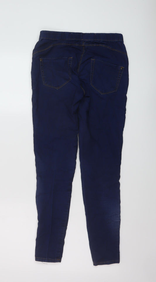 Denim & Co. Womens Blue Cotton Jegging Jeans Size 6 L27 in Regular