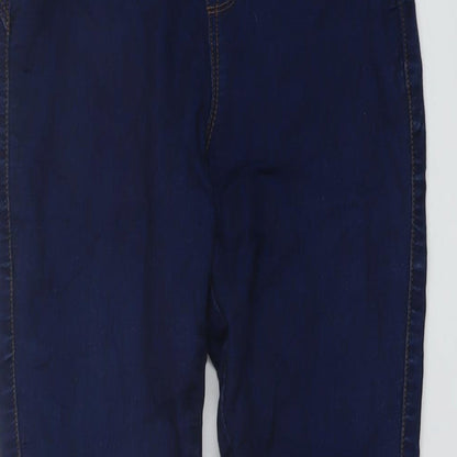 Denim & Co. Womens Blue Cotton Jegging Jeans Size 6 L27 in Regular