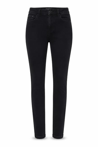 Womens UK Size 8 Denim & Co. Regular Fit Skinny Black Jeans