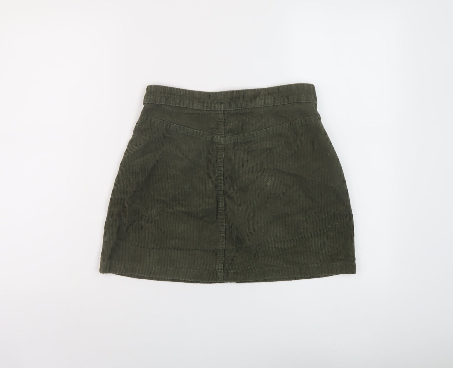 Womens UK Size 8 Denim & Co. A-Line Corduroy Skirt