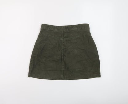 Womens UK Size 8 Denim & Co. A-Line Corduroy Skirt