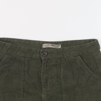 Womens UK Size 8 Denim & Co. A-Line Corduroy Skirt