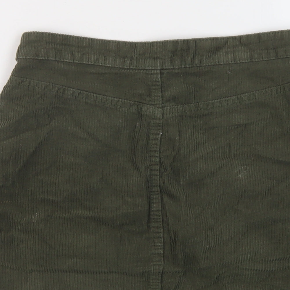 Womens UK Size 8 Denim & Co. A-Line Corduroy Skirt