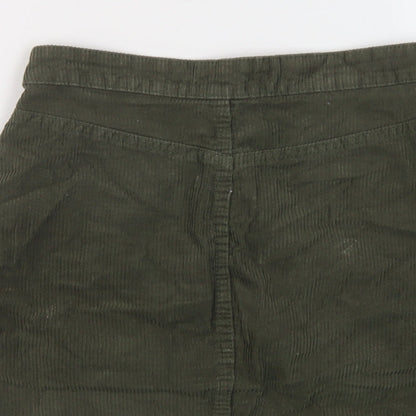 Womens UK Size 8 Denim & Co. A-Line Corduroy Skirt