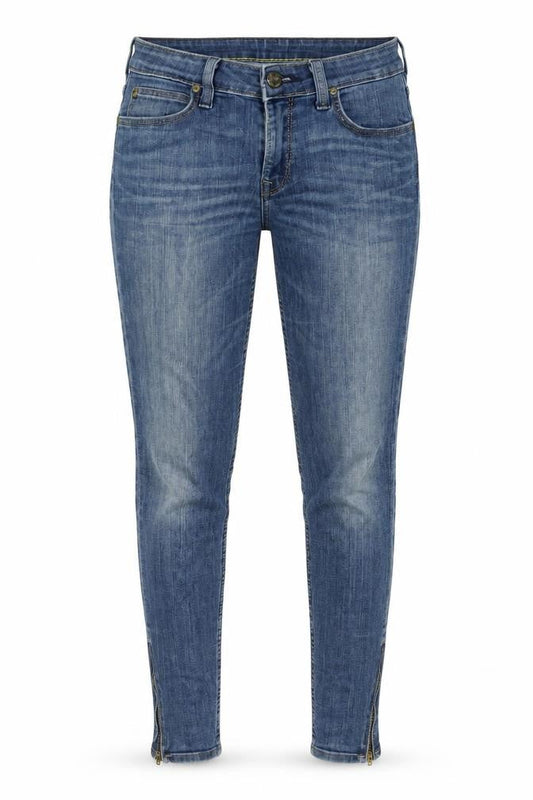 Womens UK Size 28 in Lee Regular Fit Skinny Blue Jeans