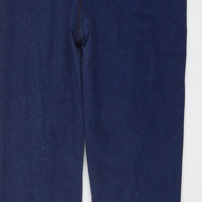 Denim & Co. Womens Blue Cotton Jegging Jeans Size 14 L31 in Regular