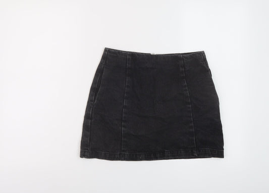 Womens UK Size 8 Topshop Mini Denim Skirt