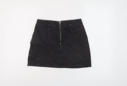 Womens UK Size 8 Topshop Mini Denim Skirt