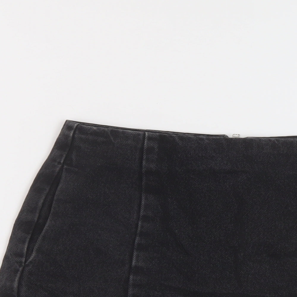 Womens UK Size 8 Topshop Mini Denim Skirt