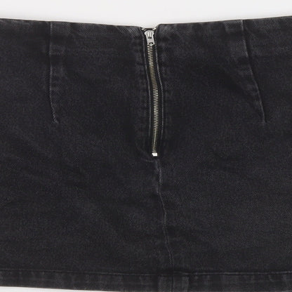 Womens UK Size 8 Topshop Mini Denim Skirt