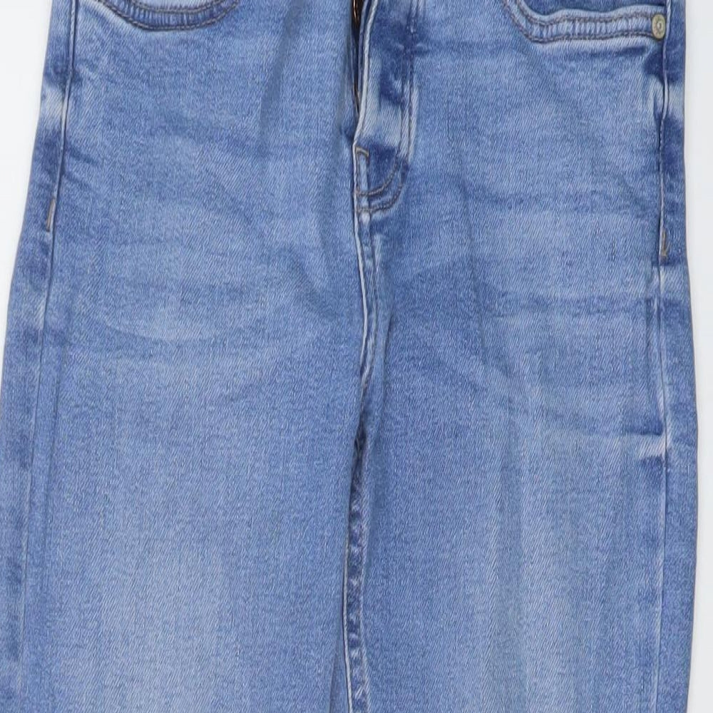 River Island Womens Black Cotton Skinny Jeans Size 10 L27 in Regular Button