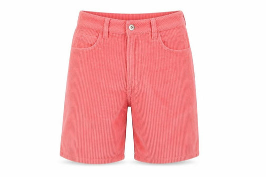 COLLUSION Womens Pink Cotton Bermuda Shorts Size 6 L9 in Regular Button