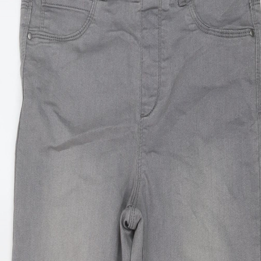 PEP&CO Womens Grey Cotton Jegging Jeans Size 8 L28 in Regular