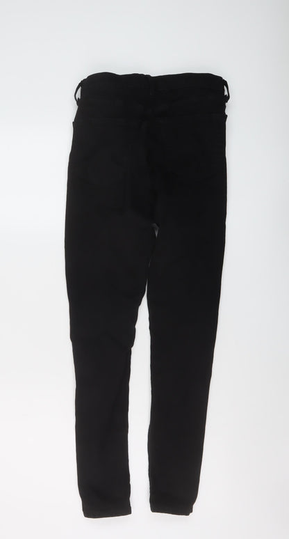 Topshop Womens Beige Cotton Skinny Jeans Size 28 in L26 in Regular Button