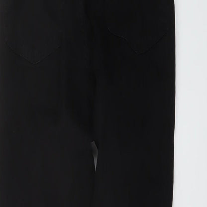 Topshop Womens Beige Cotton Skinny Jeans Size 28 in L26 in Regular Button