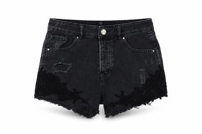 Womens UK Size 8 Denim & Co. Regular Fit Hot Pants Shorts