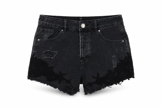 Womens UK Size 8 Denim & Co. Regular Fit Hot Pants Shorts