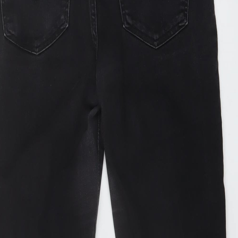 Levi's Womens Black Cotton Skinny Jeans Size 28 in L32 in Regular Button