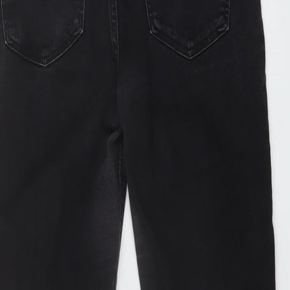 Levi's Womens Black Cotton Skinny Jeans Size 28 in L32 in Regular Button