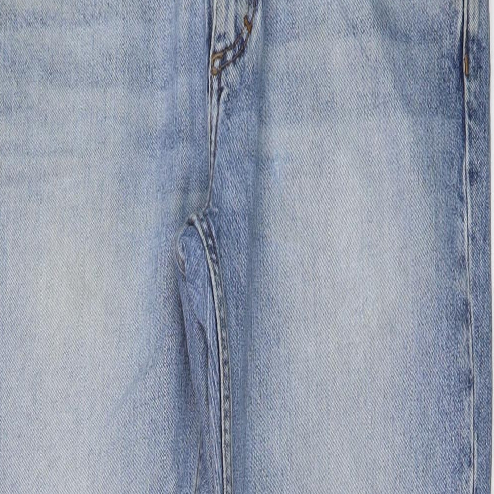 COS Mens Blue Cotton Straight Jeans Size 32 in L30 in Regular Button
