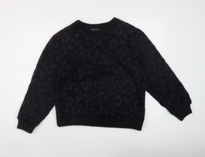 Womens UK Size S Marks and Spencer Black Pullover Jumper