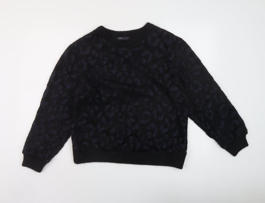 Womens UK Size S Marks and Spencer Black Pullover Jumper