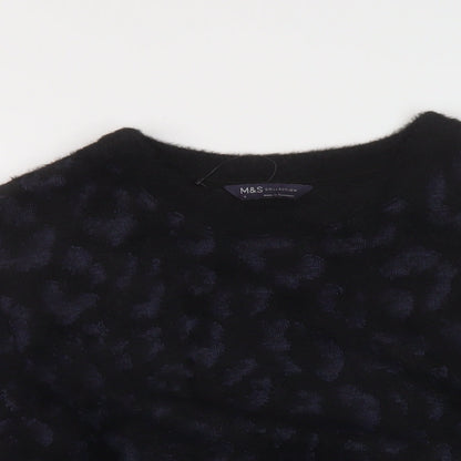Womens UK Size S Marks and Spencer Black Pullover Jumper