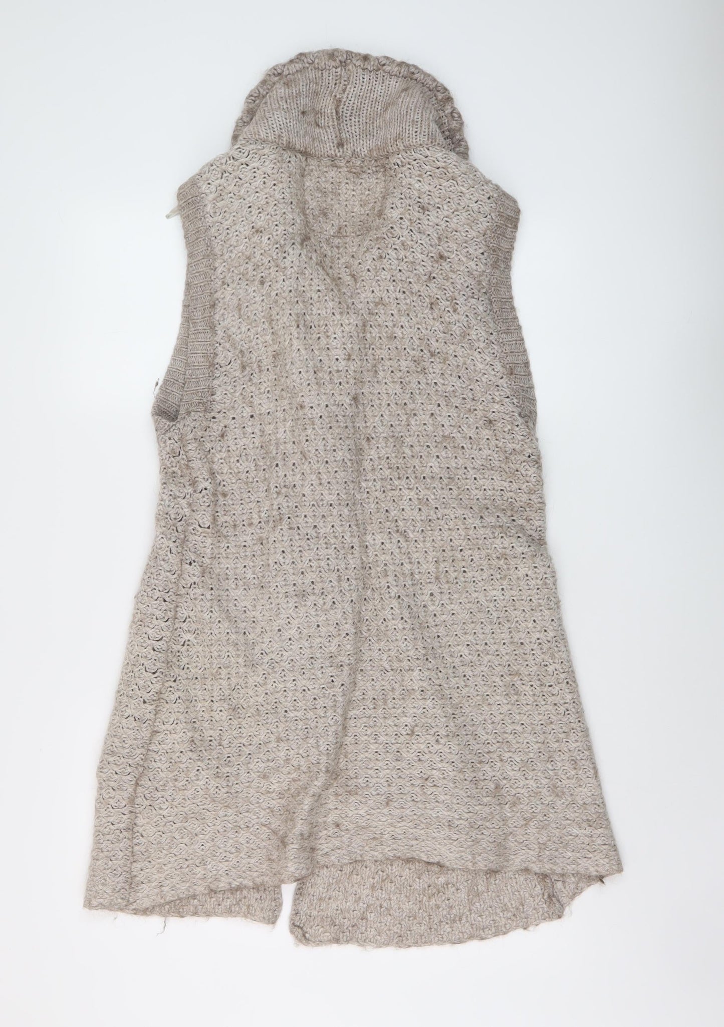 Womens UK Size 12 River Island Beige Cardigan Jumper