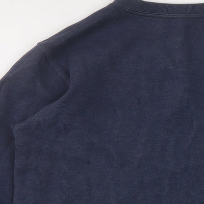 Mens UK Size M Gap Blue Pullover Sweatshirt