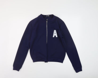 Womens UK Size 10 Select Blue Bomber Jacket