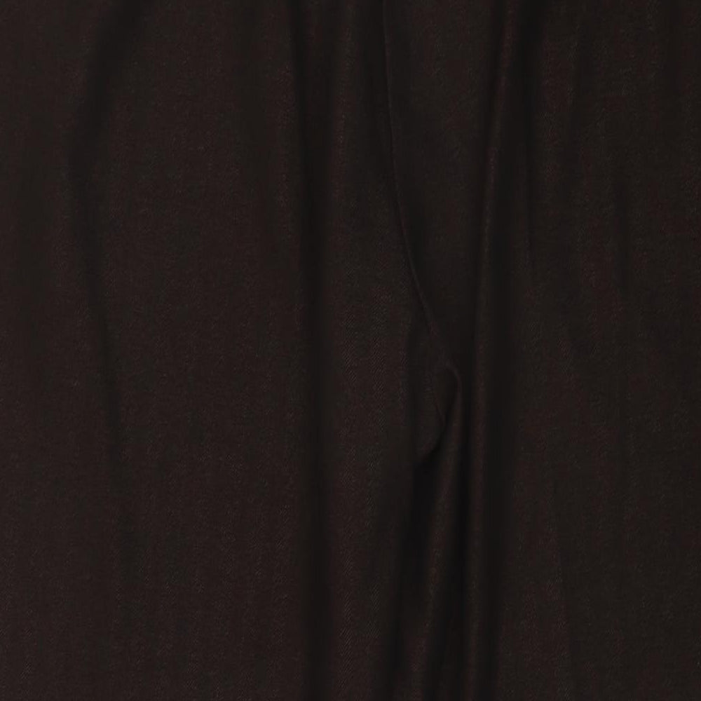 Womens UK Size 10 Marks and Spencer Regular Fit  Brown Trousers