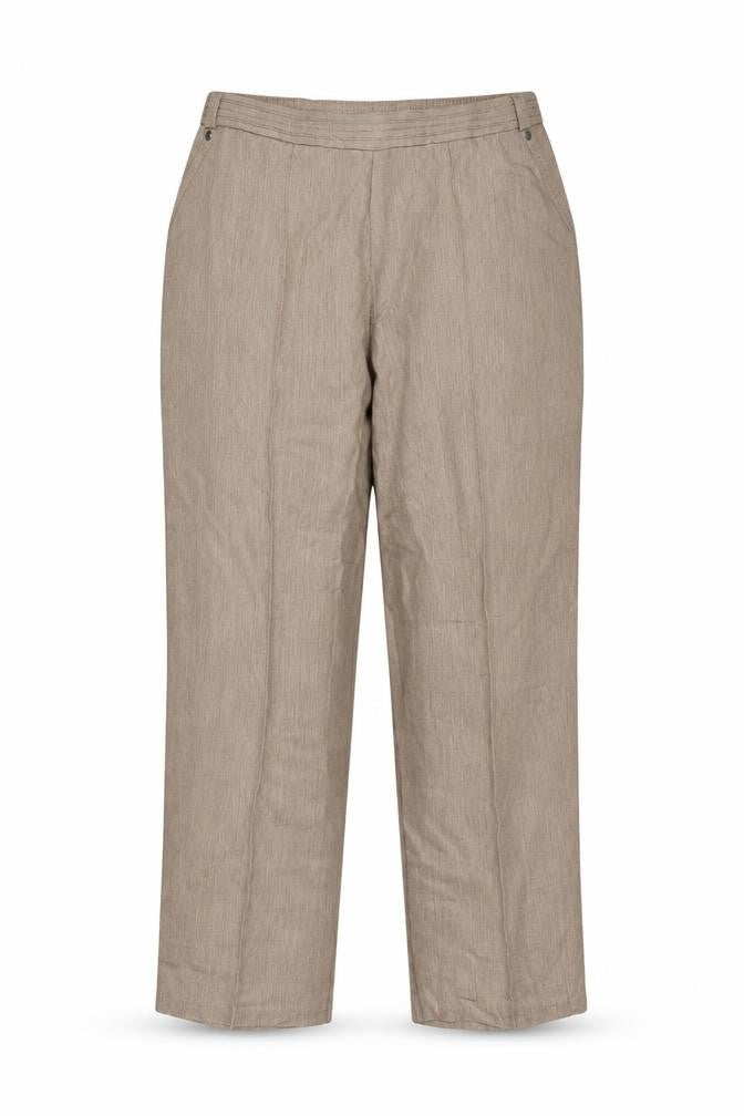 Womens UK Size 18 Marks and Spencer Regular Fit  Beige Trousers