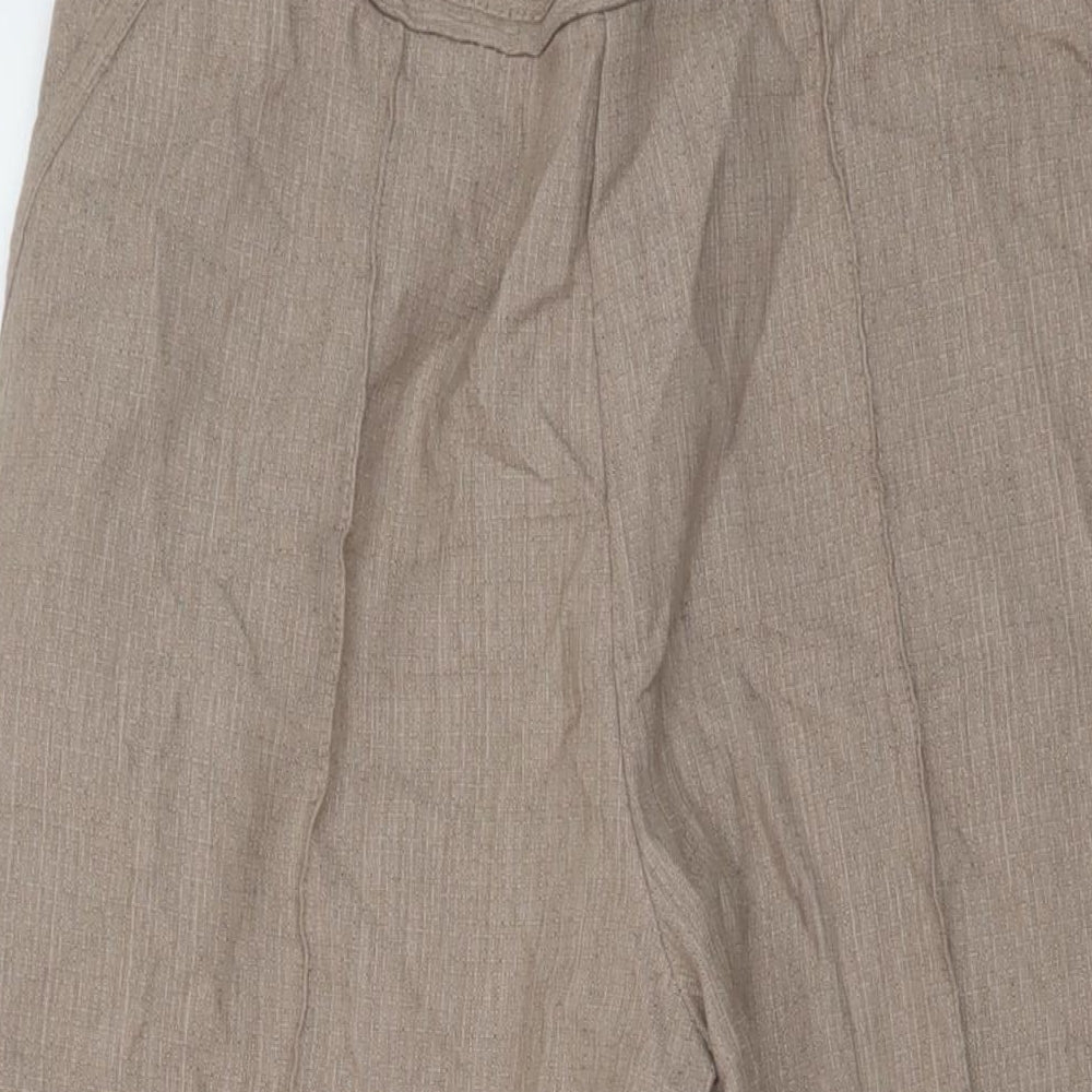 Womens UK Size 18 Marks and Spencer Regular Fit  Beige Trousers