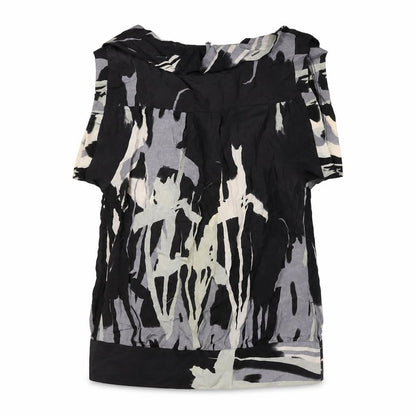 Womens UK Size 8 Warehouse Black Basic Blouse