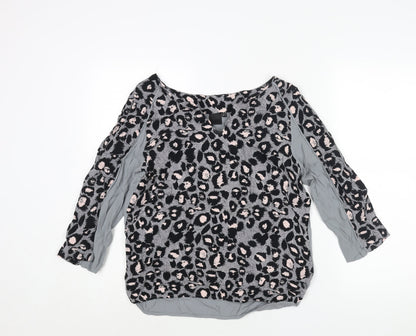 Womens UK Size 14 InWear Grey Basic Blouse