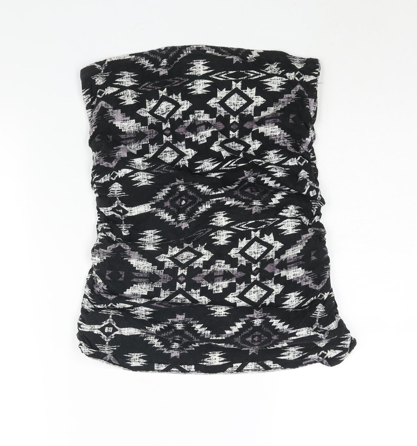 Womens UK Size M Dorothy Perkins Black Basic Blouse