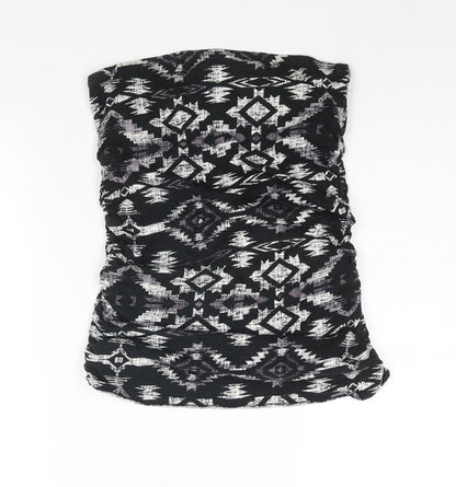 Womens UK Size M Dorothy Perkins Black Basic Blouse
