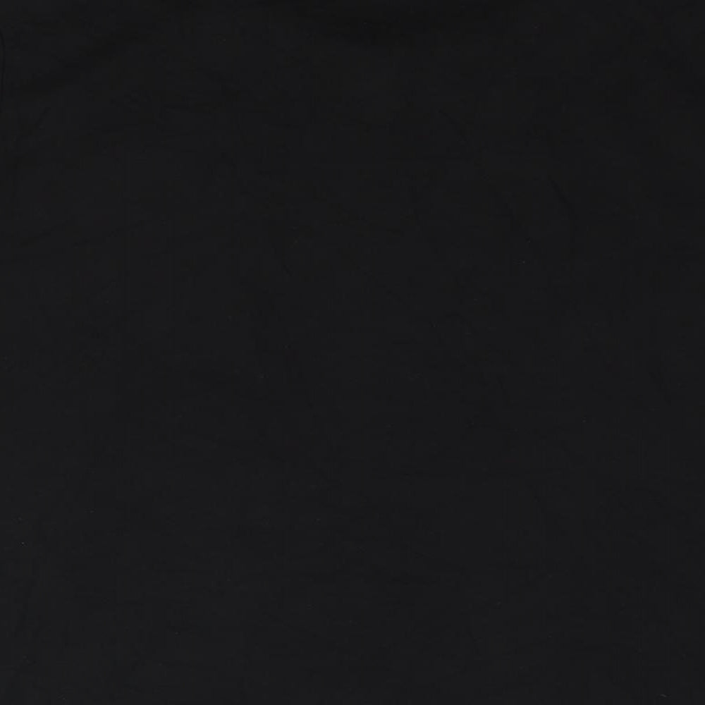 Womens UK Size L Oasis Black Basic Blouse