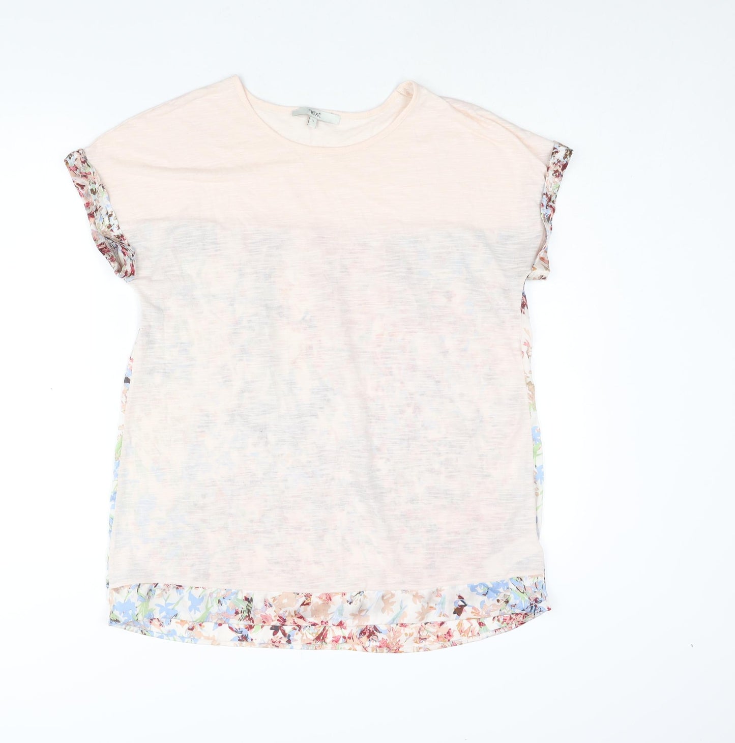 Womens UK Size 14 NEXT Pink Basic Blouse