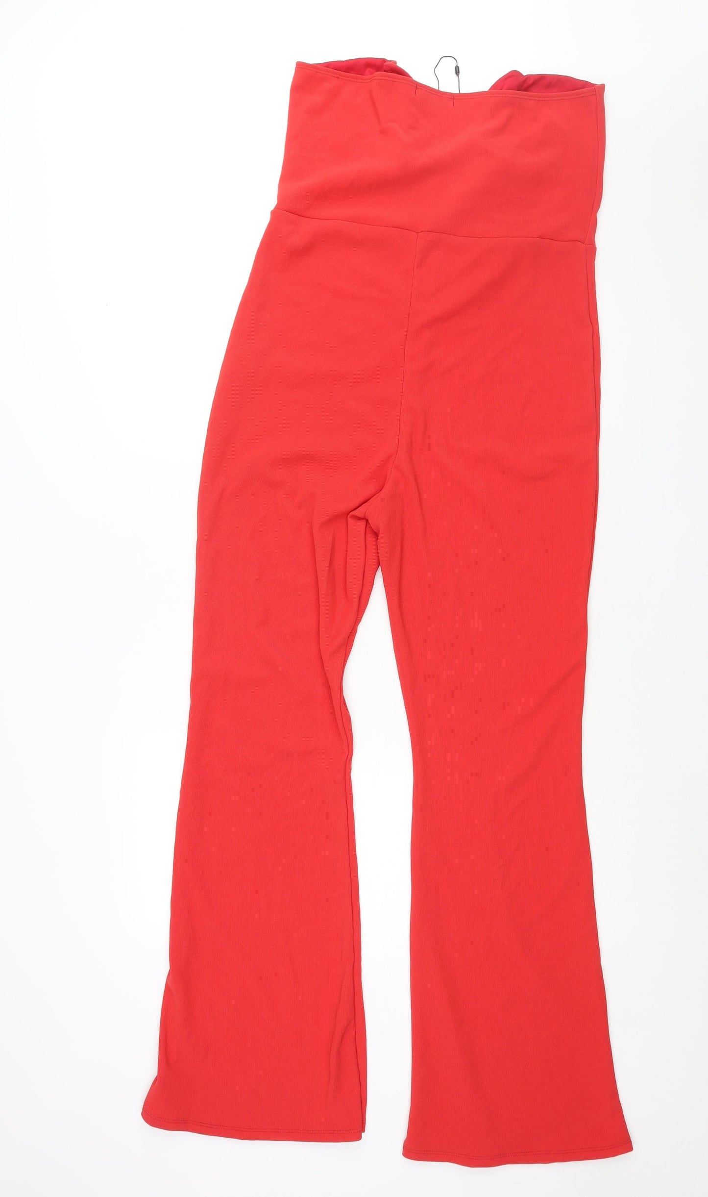 Womens UK Size 16 Missguided One-Piece Red Jumpsuit