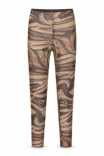 Womens UK Size 6 PRETTYLITTLETHING  Cropped Brown Leggings