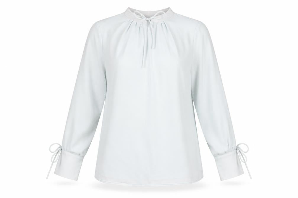 Womens UK Size XS H&M Blue Basic Blouse