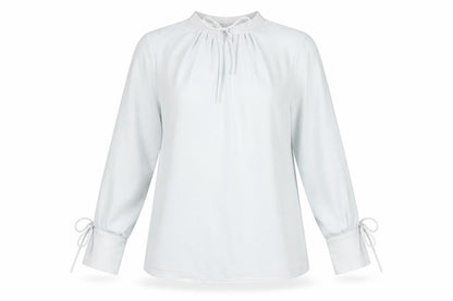 Womens UK Size XS H&M Blue Basic Blouse