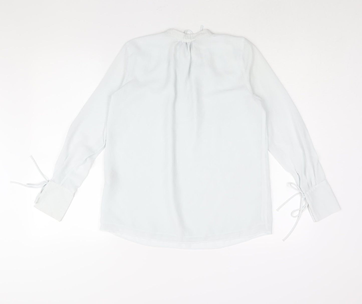 Womens UK Size XS H&M Blue Basic Blouse
